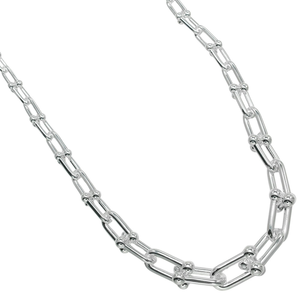 Tiffany Co Graduated Link Necklace Sterling Silver TIFFANYCo